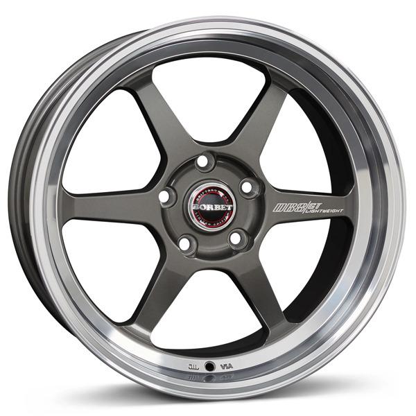 BORBET DB8GT GRAPHITE RIM POLISHED BORBET DB8GT GRAPHITE RIM POLISHED