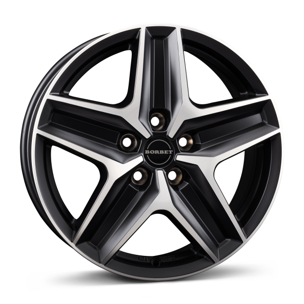 BORBET CWZ BLACK POLISHED MATT