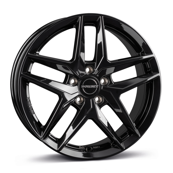 BORBET Z BLACK GLOSSY BORBET Z BLACK GLOSSY