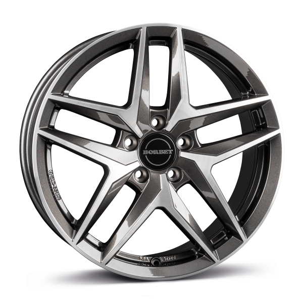 BORBET Z MISTRAL ANTHRACITE GLOSS POL BORBET Z MISTRAL ANTHRACITE GLOSS POL