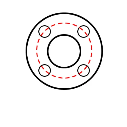 ympyrä-4-pultti
